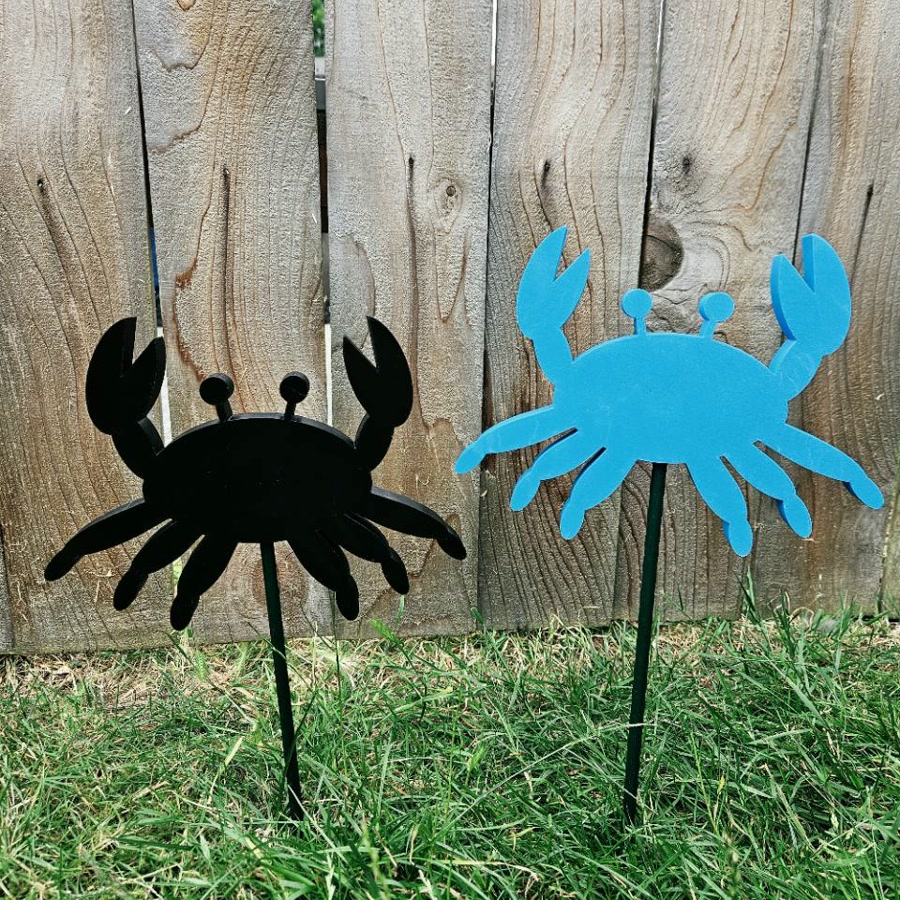 Blank Crab Mosaic Backer product examples in standard colors