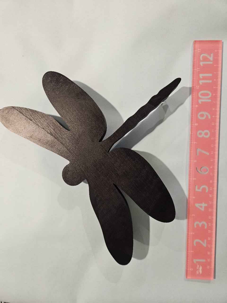 Blank Dragonfly Mosaic Backer in Black