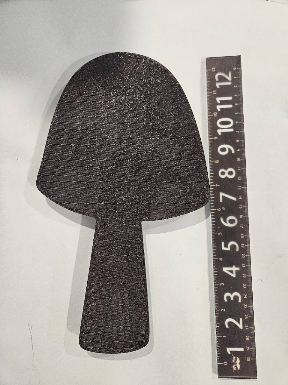 Blank Mushroom Mosaic Backer in Black